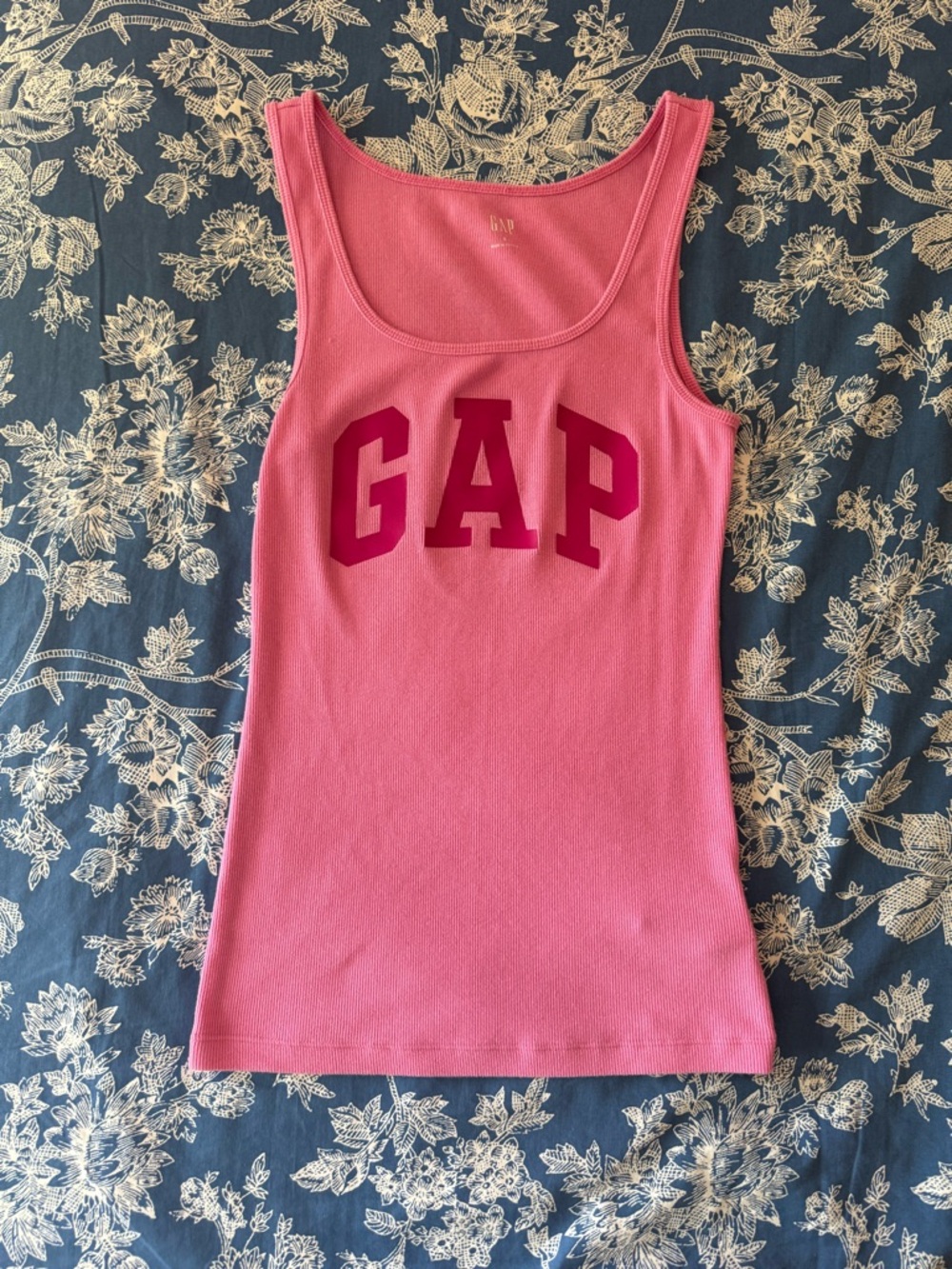 GAP Two-Tone Pink Logo Tank